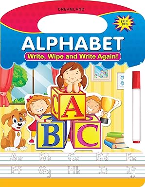 Dreamland Write and Wipe Book - Alphabets