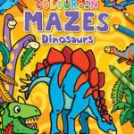 Award Junior Art Colour-in Mazes Dinosaurs