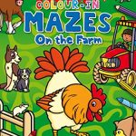 Award Junior Art Colour-in Mazes On the Farm