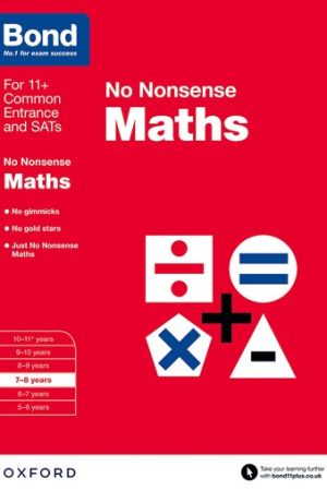 Oxford BOND No Nonsense Maths 7-8 YEARS