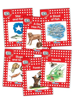 Jolly Learning Jolly Phonics Readers, Nonfiction, Red Level (pack of 6)