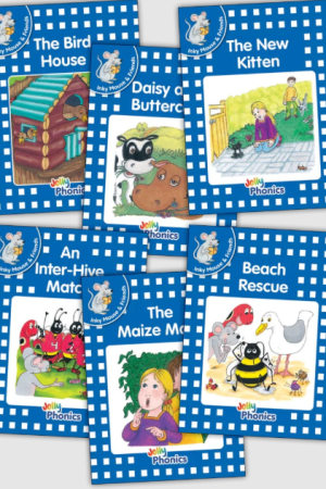 Jolly Learning Jolly Phonics Readers, Inky & Friends, Blue Level (pack of 6)