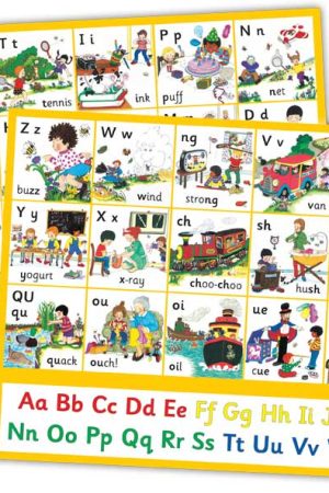 Jolly Learning   Jolly Phonics Letter Sound Wall Charts (in print letters)*