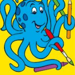 Award My First Copy Colouring Book Octopus (YELLOW)
