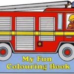 Award My Fun Colouring Book Fire Engine
