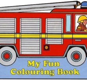 Award My Fun Colouring Book Fire Engine