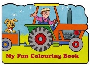 Award My Fun Colouring Book Tractor