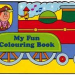 Award My Fun Colouring Book Train