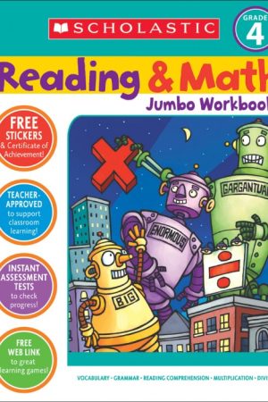 Reading And Math Jumbo Workbooks Grade 4