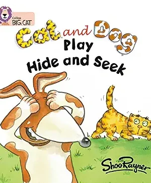 Cat and Dog Play Hide and Seek