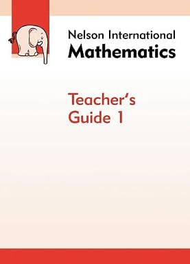 Nelson International Maths Teachers Guides 1