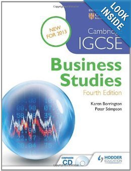 Cambridge IGCSE Business Studies 4th edition