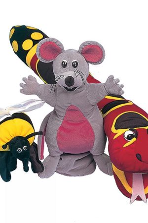 Jolly Phonics Puppets, set of all 3*