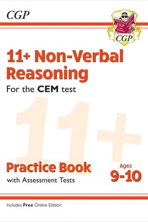 New 11+ CEM Non-Verbal Reasoning Practice Book & Assessment Tests – Ages 9-10 (with Online Edition)
