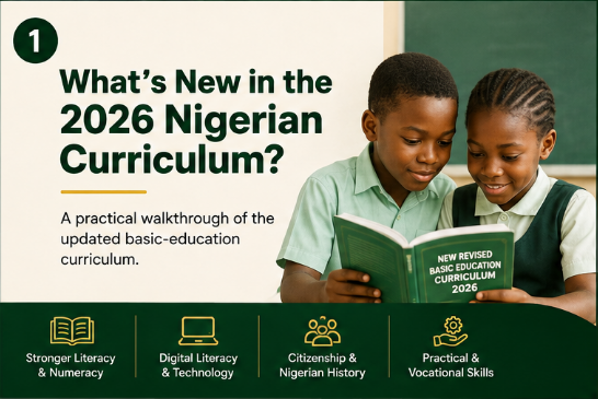 What’s New in the 2026 Nigerian Curriculum? A Practical Guide for Schools, Teachers and Parents