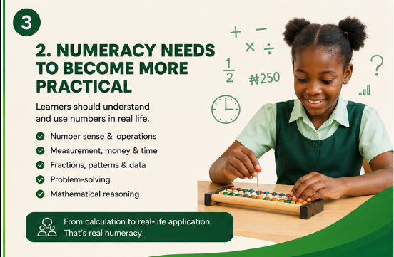 Numeracy Needs to Become More Practical